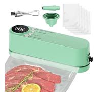 Soudeuse sous vide portative | Scelleuse Alimentaire Portative Pour Légumes Snacks Viande,Machine Compacte Polyvalente Pour Emballage Sous Vide De Légumes Céréales Snacks Secs