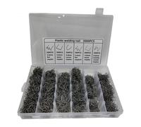 Soudeuses électriques Kit d'agrafes pour réparation de plastique, 3000/1200/600 pièces, pour soudage, agrafeuse à chaud, pare-chocs, garde-boue(Grey 3000pcs)