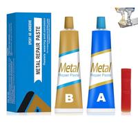 Soudure a Froid Metal, Colle Metal Extra Forte, Soudures a Froid Aluminium, AB Glue Colle Metals Extra Forte, Soudures Magique Colle pour Réparer Divers Défauts Moulage Pâte de Réparation Métals100g