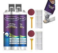 Soudure à Froid Metal, Magic Welding Glue 90g AB Glue, Colle Métal Extra Forte Bi-Composant, Soudure a Froid Aluminium, Colles Époxy Métal, pour Réservoirs De Carburant, De La Plomberie (2 Set)