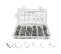 Soudure plastique Outil Carrosserie 1200 agrafes à chaud pour réparation de plastique automobile, pour pare-chocs de voiture, soudage plastique