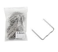 Soudure plastique Outil Carrosserie Kit de clous à souder en plastique pour réparation de pare-chocs de voiture, 100/500 pièces(N-500pcs)