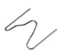 Soudure plastique Outil Carrosserie Lot de 100 à 600 clous ondulés prédécoupés pour réparation de pare-chocs de voiture, soudage à chaud, agrafeuse(Type E 100pcs)