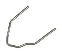 Soudure plastique Outil Carrosserie Lot de 100 à 600 clous ondulés prédécoupés pour réparation de pare-chocs de voiture, soudage à chaud, agrafeuse(Type F 100pcs)