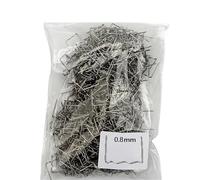 Soudure plastique Outil Carrosserie Outils de soudage pour plastique, kit d'outils de réparation automobile, soudeur 0,6/0,8 mm pour plastique,300 pièces, fournitures pour machines(D)