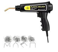 Soudure plastique Outil Carrosserie Pistolet thermique pour soudage plastique, fer à souder pour pare-chocs, agrafes, kit d'outils de réparation pour voiture, soudeuse plastique(800pcs)