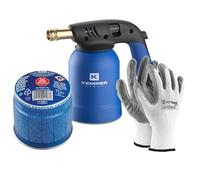 Soudure pour allume-feu Kemper + 1 bouteille de gaz butano sûre + 1 gant cadeau