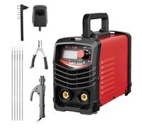 Soudureuse à Arc Portable et Efficace ARC-225, Machine à Souder Inverter IGBT 220V avec Affichage Numérique et Ensemble d'Accessoires Complets