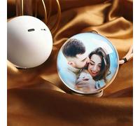 SOUFEEL 70mm Memory Orb, Lecteur Vidéo Boule de Cristal, Lampe Sphère à Mémoire de Forme de Boule de Cristal, Vidéos et Photos Téléchargeables, Cadeau Créatif 3D pour Anniversaire, Noël