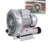 Soufflante Régénérative pour Soufflage/Aspiration d'Air, Pompe à Vide Industrielle Monophasée 220V, Pompe à Oxygène Haute Pression pour Aquarium 90W