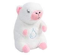 Souffle en peluche pour animaux farcis en peluche, que Capybara,Animal de battement de coeur blotti | Dormez simplement un jouet en peluche avec une lumière apaisante et de la musique pour