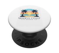 Souffle Méditation Pleine Conscience Côtière Zen Fleur Energie PopSockets PopGrip Adhésif