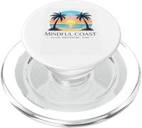 Souffle Méditation Pleine Conscience Côtière Zen Fleur Energie PopSockets PopGrip pour MagSafe