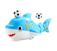 Souffler Un Jouet à Balle Flottante - thème de Requin | Jeu de Jeu alimenté par air activé Sound | Changement de Couleurs Lumière Activité STEM pédagogique pour Le développement de Moteur Fin