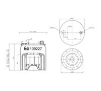 FEBI BILSTEIN 109227 Soufflet à air, suspension pneumatique