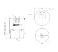 FEBI BILSTEIN 35674 Soufflet à air, suspension pneumatique