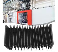 Soufflet accordéon flexible pour fraiseuses, rail de guidage HGR20, longueur étirée 900 mm (longueur étirée 200 mm)
