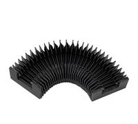 Soufflet conçu pour guides linéaires HGR20 offrant une résistance au pliage et un mouvement télescopique fluide pour une utilisation CNC (longueur étirée 600 mm)