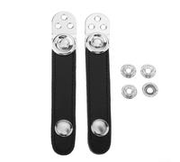 Soufflet d'accordéon en cuir PU, réglable pour un maintien sûr sur accordéons de basse, 2 sangles et 4 boucles (7,6 cm)