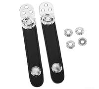 Soufflet d'accordéon en cuir synthétique avec fonctions réglables pour accordéons de basse Ensemble complet avec 2 sangles et 4 boucles (8,2 cm)