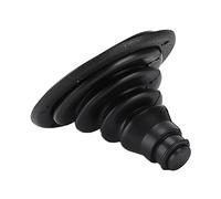 Soufflet de CâBle, CâBle de Changement de Direction Marin Soufflet de Protection en Caoutchouc Plastique CâBle de Changement de Botte pour Voitures Bateaux Yachts Bateaux Bateaux à Moteur (B (noir))