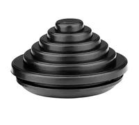 Soufflet De Cardan Bobine de protection type tour, œillet à clipser, joint torique, capuchon d'étanchéité, bouchon trou, câble(20mm-black(10pcs))