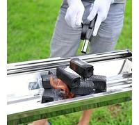 Soufflet de cheminée portable à pompe manuelle - Outil d'allumage rapide pour barbecue et camping - Allumage rapide pour charbon de bois, noir