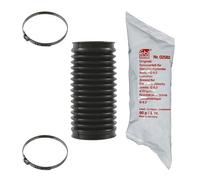 Soufflet de crémaillère droit FEBI pour BMW Série 3 E21 et E30 (02/1975-02/1994) - avec amortisseur de direction