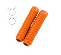 Soufflet de Fourche Moto Convient aux motos tout-terrain, aux fourches avant, aux amortisseurs, aux cache-poussière, aux soufflets, aux bottes, aux protections en caoutchouc fourche de moto(Orange)