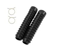 Soufflet de Fourche Moto Convient aux motos tout-terrain, aux fourches avant, aux amortisseurs, aux cache-poussière, aux soufflets, aux bottes, aux protections en caoutchouc fourche de moto(Black)