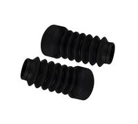 Soufflet de Fourche Moto Lot de 2 Soufflets de Fourche en Caoutchouc pour Moto, Protection Anti-poussière, 103 mm, Convient pour Yamaha Jog 50cc 90cc Caches de Fourche(Black)