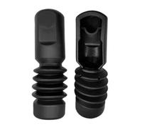 Soufflet de Fourche Moto Paire de Soufflets Anti-poussière pour amortisseurs Convient pour Honda DIO,16 x 4 cm, Protection Anti-poussière pour Fourche Avant