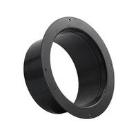 Soufflet de hotte Conduit d'entrée Sortie de tuyau rond Bride de siège Tube de ventilation d'air Connecteur de tuyau d'échappement Conduit d'échappement Système d'air frais Matériel de ventilation 100