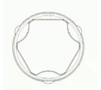 SPIDAN 36032 Jeu de joints-soufflets, arbre de commande
