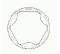 SPIDAN 36414 Jeu de joints-soufflets, arbre de commande