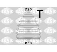 Soufflet de joint de cardan côté roue Thermoplastique 1900033 SASIC pour PEUGEOT