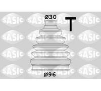 Soufflet de joint de cardan Essieu avant Thermoplastique 1906071 SASIC pour AUDI
