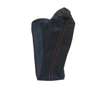 Soufflet de levier de vitesse en cuir et housse de levier de frein à main compatible avec Chevrolet Aveo Aveo5 Kalos pour Sonic 2006-2010 Noir avec accessoires intérieurs rouges Pièce de rechange pour