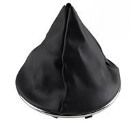 Soufflet de Levier de Vitesses en Similicuir Compatible avec Fia-t 500 Soufflet Levier de Vitesse pour Fia_t 500 avec Anneau de Retenue et Cadre Circulaire Chromé,Bague Maintien Soufflet Levier