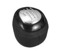 Soufflet de pommeau de Levier de Vitesse pour Saab 93 9-3 SS 2003-2008 2009-2012 6 Speed,Pommeau Levier Vitesse Manuel de Voiture en Cuir PU