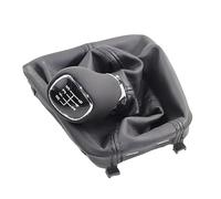 Soufflet de pommeau de Levier de Vitesse pour Skoda Superb II Mk2 2013 2014 2015 5/6 Speed,Pommeau Levier Vitesse Manuel de Voiture en Cuir PU,B-6 Speed