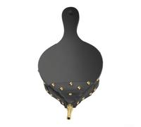 Soufflet de pour cheminée en pour bois MDF 43cm avec Buse en Zinc pour Feu de Foyer et Barbecue(Gold)