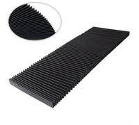 Soufflet de protection flexible pour fraiseuses CNC en accordéon plat anti-poussière avec propriétés d'étanchéité et d'huile (185 mm)