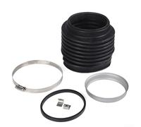 Soufflet de rechange en U, pour MerCruiser, pour Alpha Gen II Stern Drive 91+, kit de joint de coffre en caoutchouc avec pinces en acier inoxydable, pièces à ajustement direct