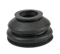 Soufflet de rotule de suspension, caoutchouc, noir, cache-poussière, protection, biellettes de direction, embouts, pièce, 2 pièces