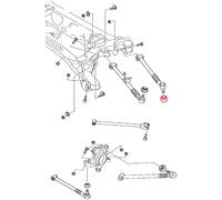 Soufflet de rotule de tirant de suspension supérieur arrière pour Mazda MX5 NC et NCFL