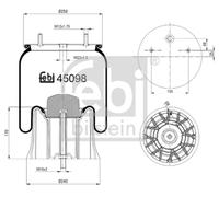 Soufflet de suspension, suspension pneumatique