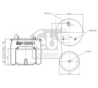 Soufflet de suspension, suspension pneumatique