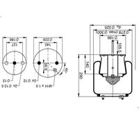 Soufflet de suspension, suspension pneumatique CONTITECH pour K I 6.69 2013-