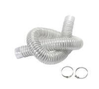 Soufflet De Tuyau D'aspirateur De 50 Mm De Diamètre Intérieur En PVC Compatible Avec Les Machines De Gravure Et Les Systèmes D'aspiration De Poussière(1 m)